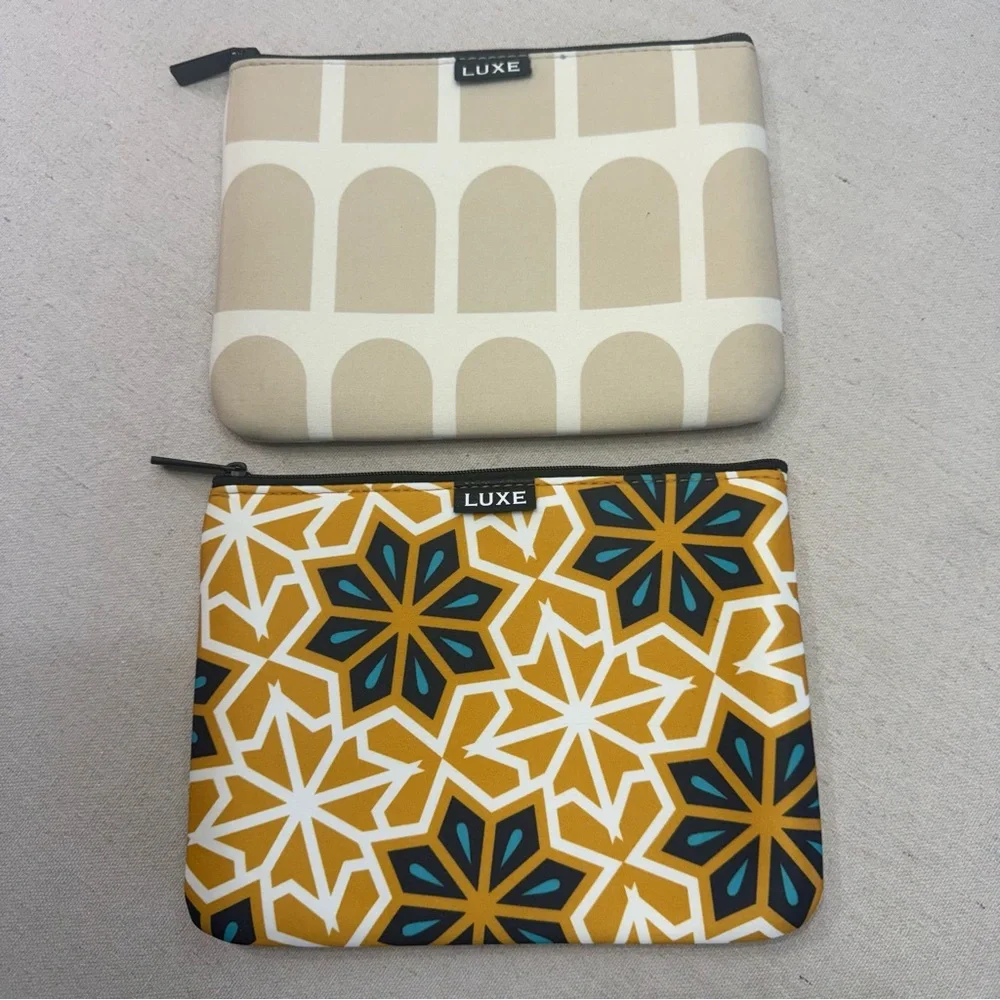Etihad Airways Amenity Kit Bags designed in collaboration with LUXE City Guides